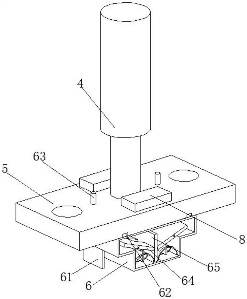 Forging device with hammer surface cleaning function