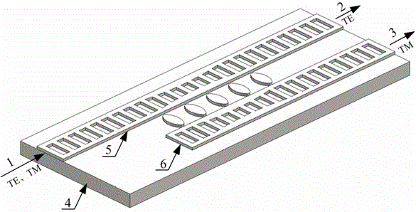 Double-stepped terahertz wave polarization beam splitter