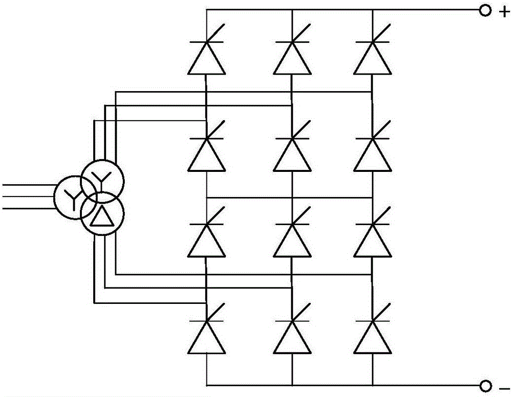 Method for handling failure of alternating current side of invertor side of mixed-type direct current transmission system