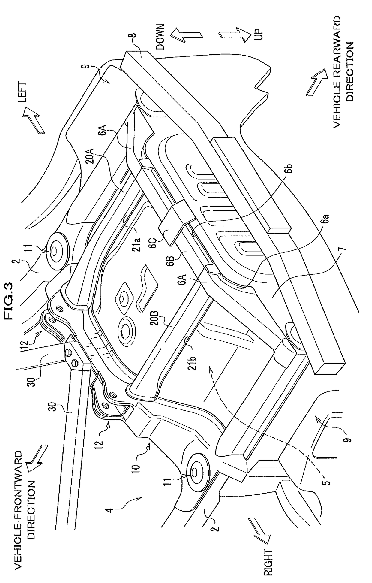 Rear vehicle body structure