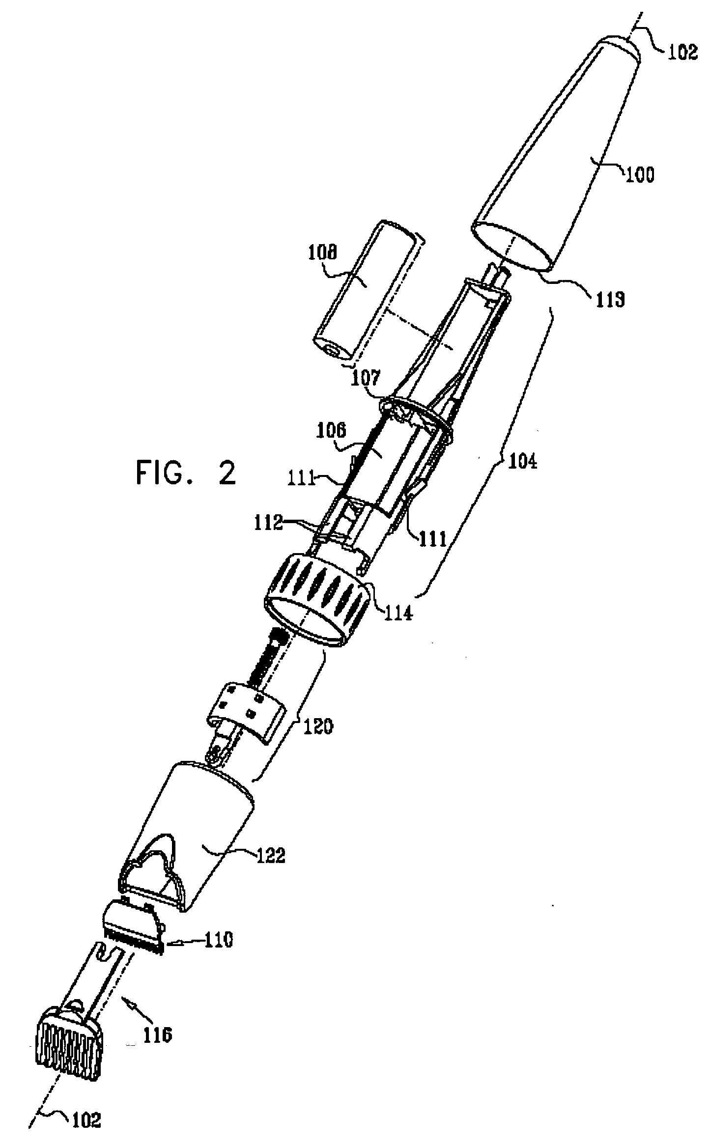 Rotary extendable hair clipper