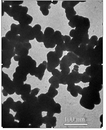 Method for preparing WC-Co nano composite powder by in situ reduction and carbonization