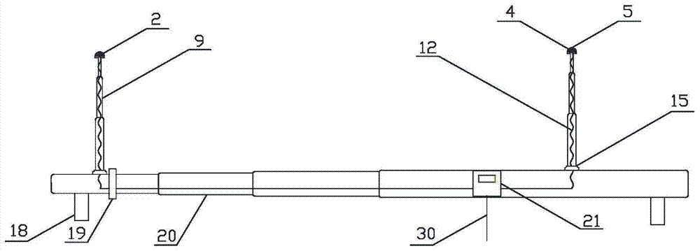 Loose circle test system and method based on rock-water coupling in soft rock drilling