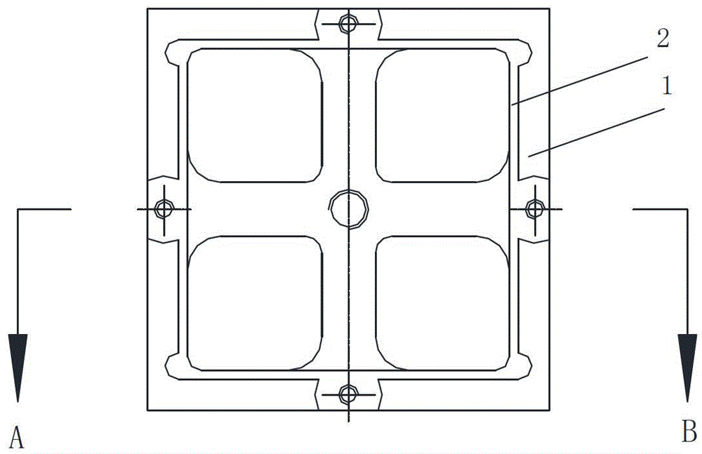 Laser processing clamp of medium substrate and application method thereof