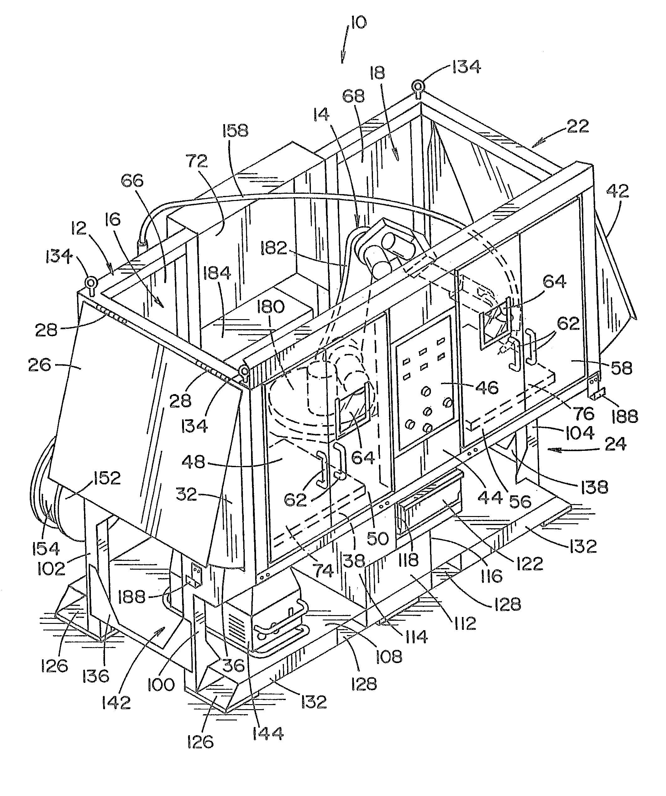 Robotic welding cell unit