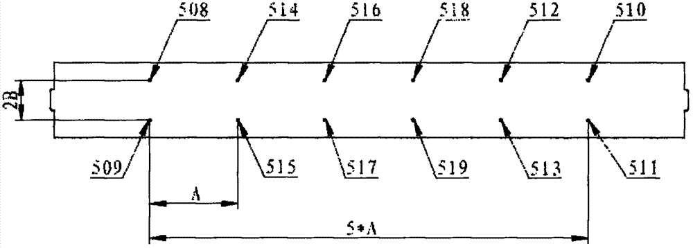 Ion source uniform air supply structure device