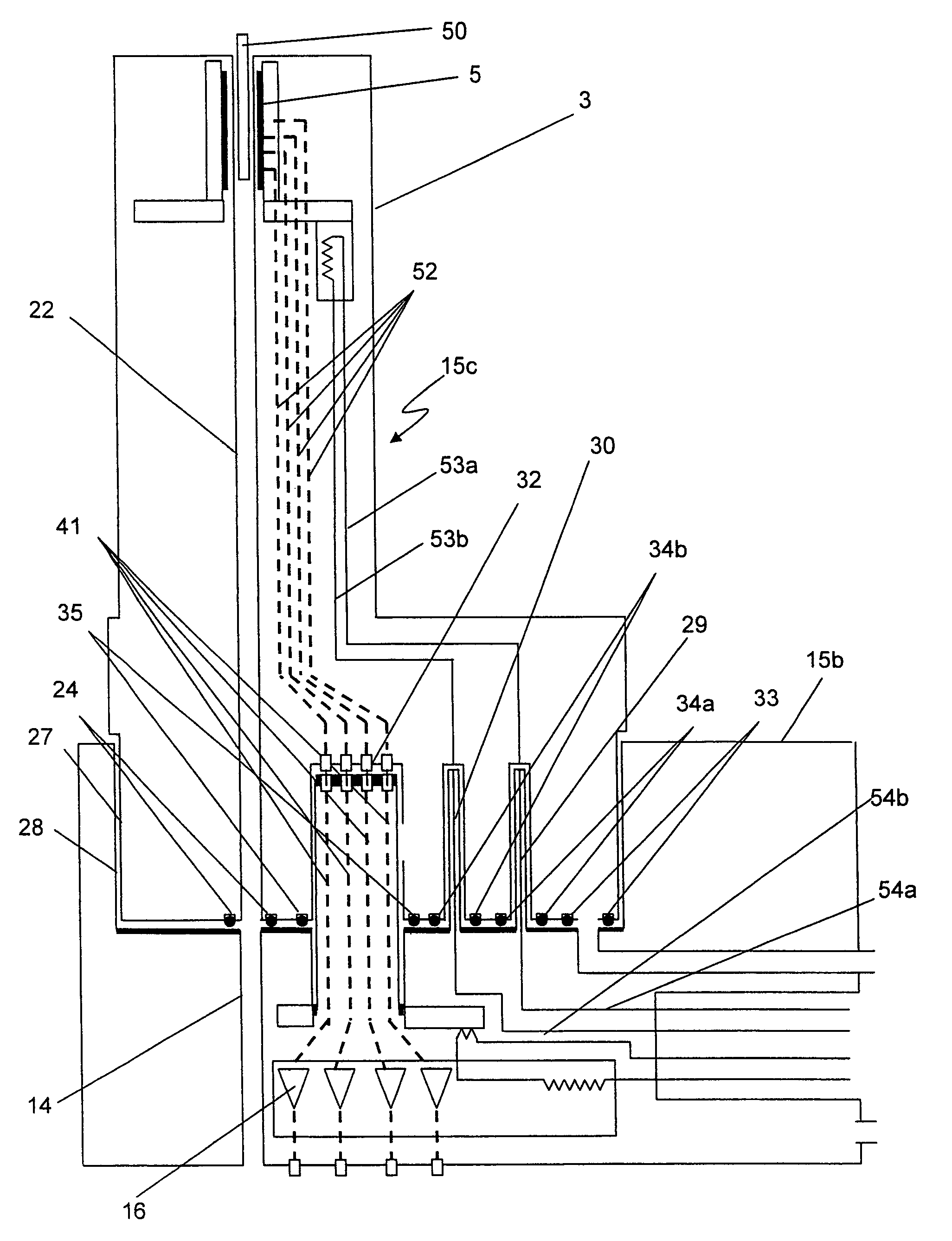 Cooled NMR probe head which can be coupled