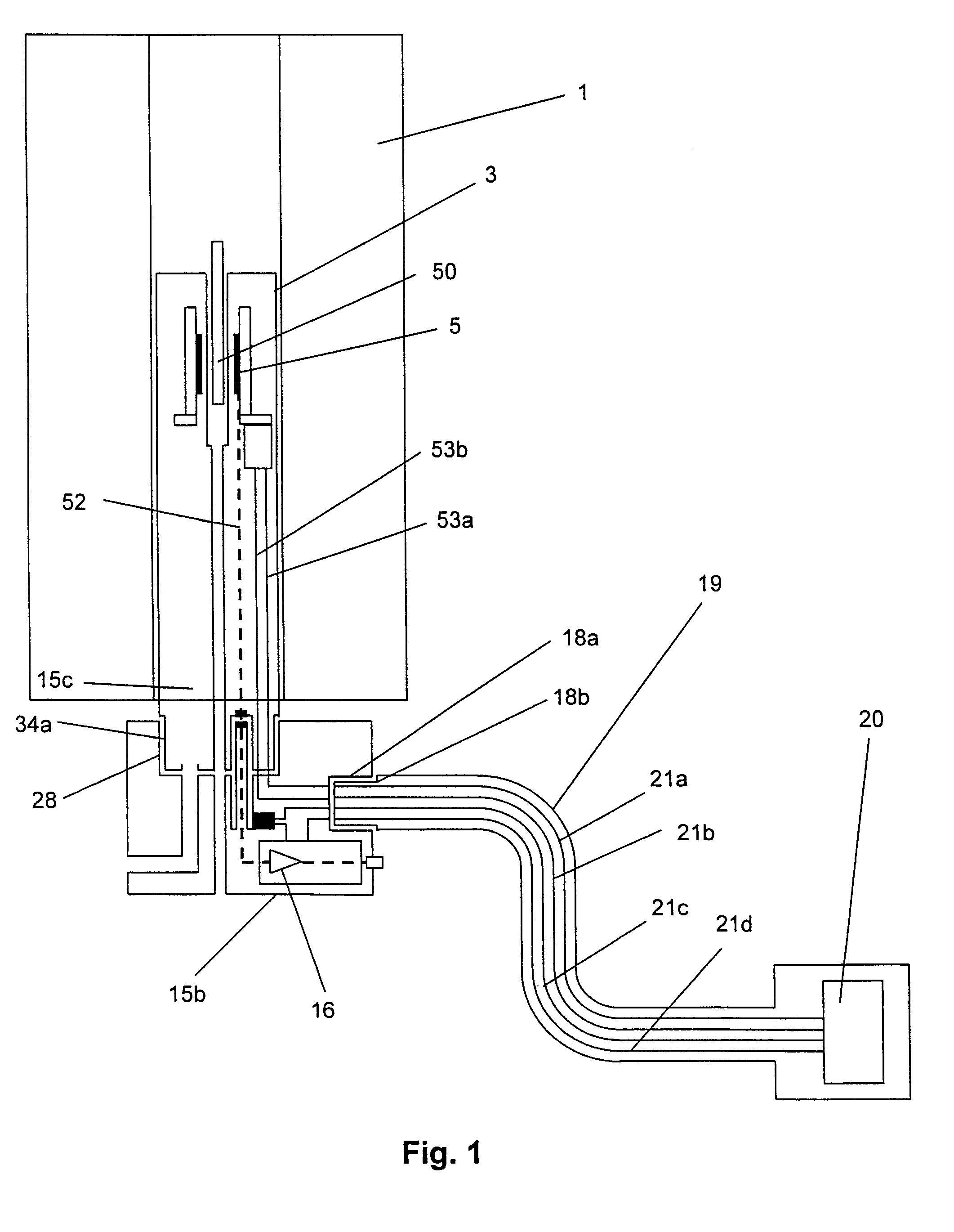 Cooled NMR probe head which can be coupled