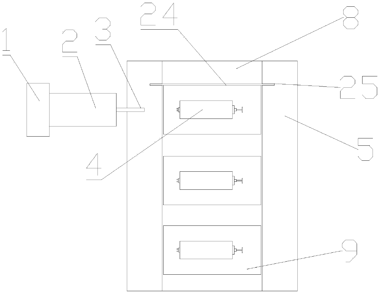 Automatic detecting device for selenium drum of printer