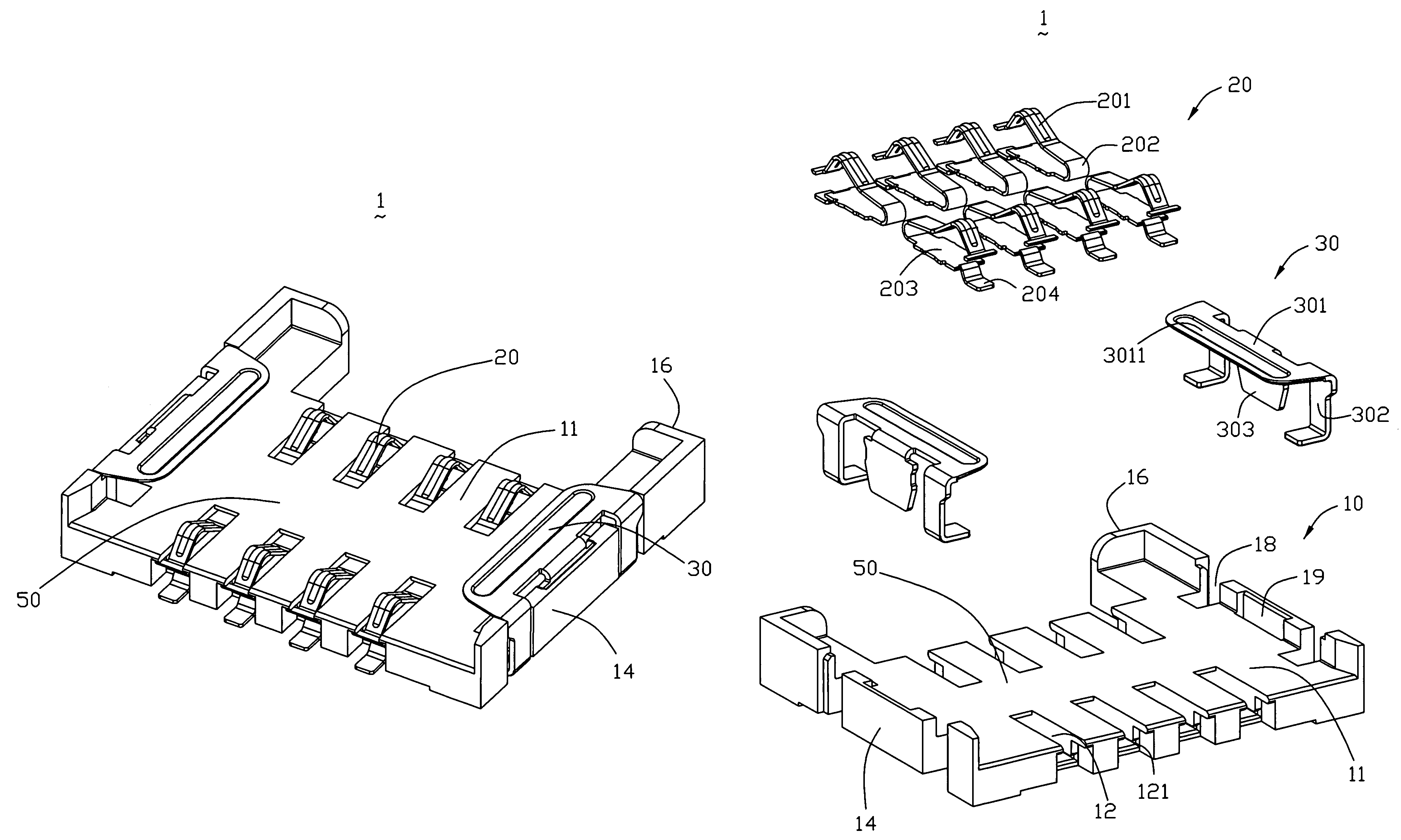 Electrical card connector