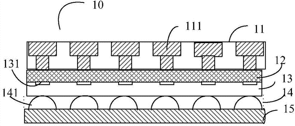 Key device and light guide member layer