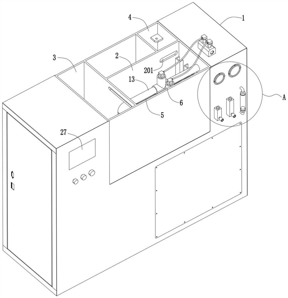 MBR membrane assembly testing device