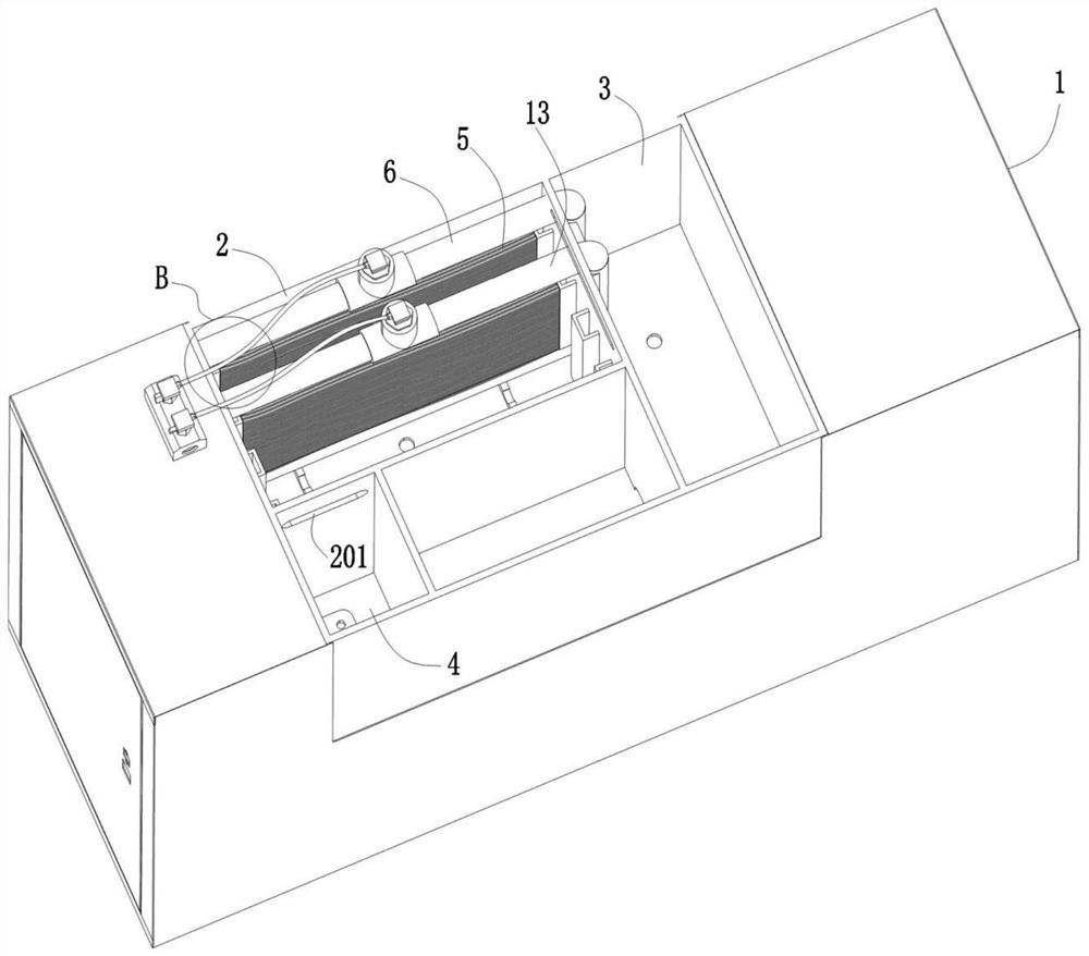 MBR membrane assembly testing device