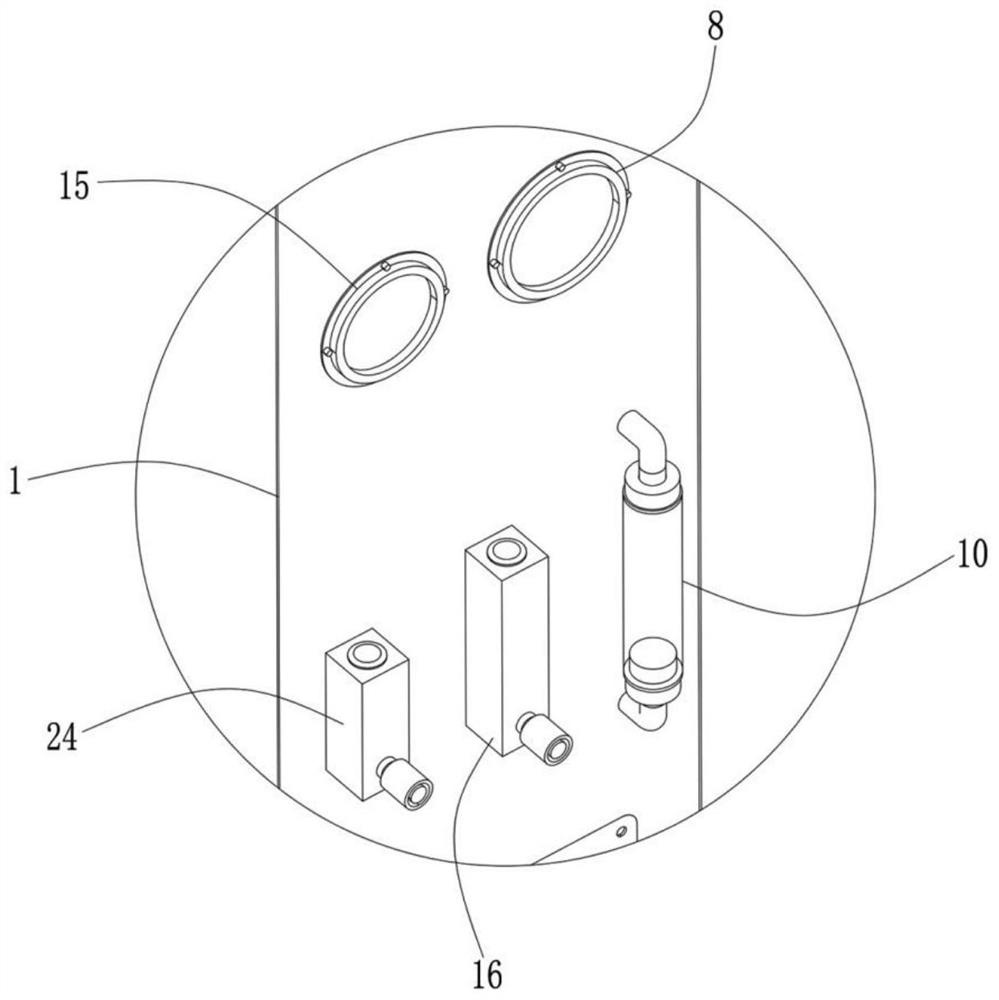 MBR membrane assembly testing device