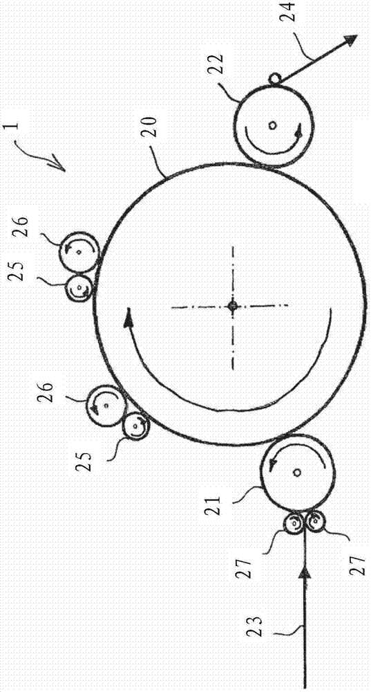 Carding machine and fitting for a carding machine