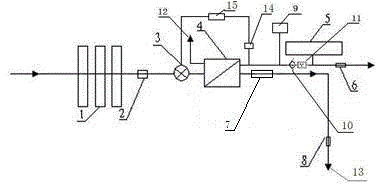 Timed backwash sterilization water purification machine