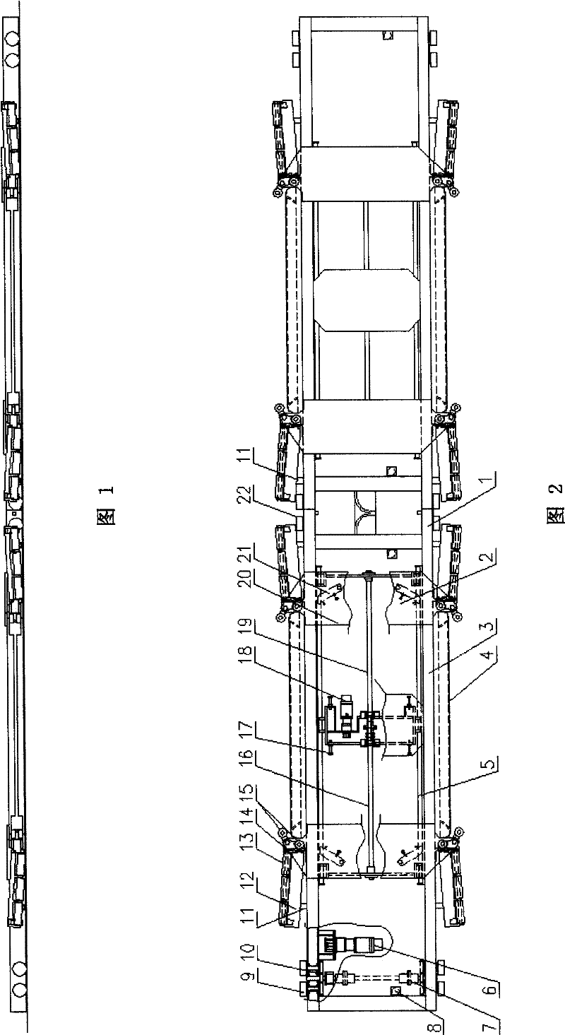 Ultra-thin full-floating vehicle-taking apparatus by manipulator