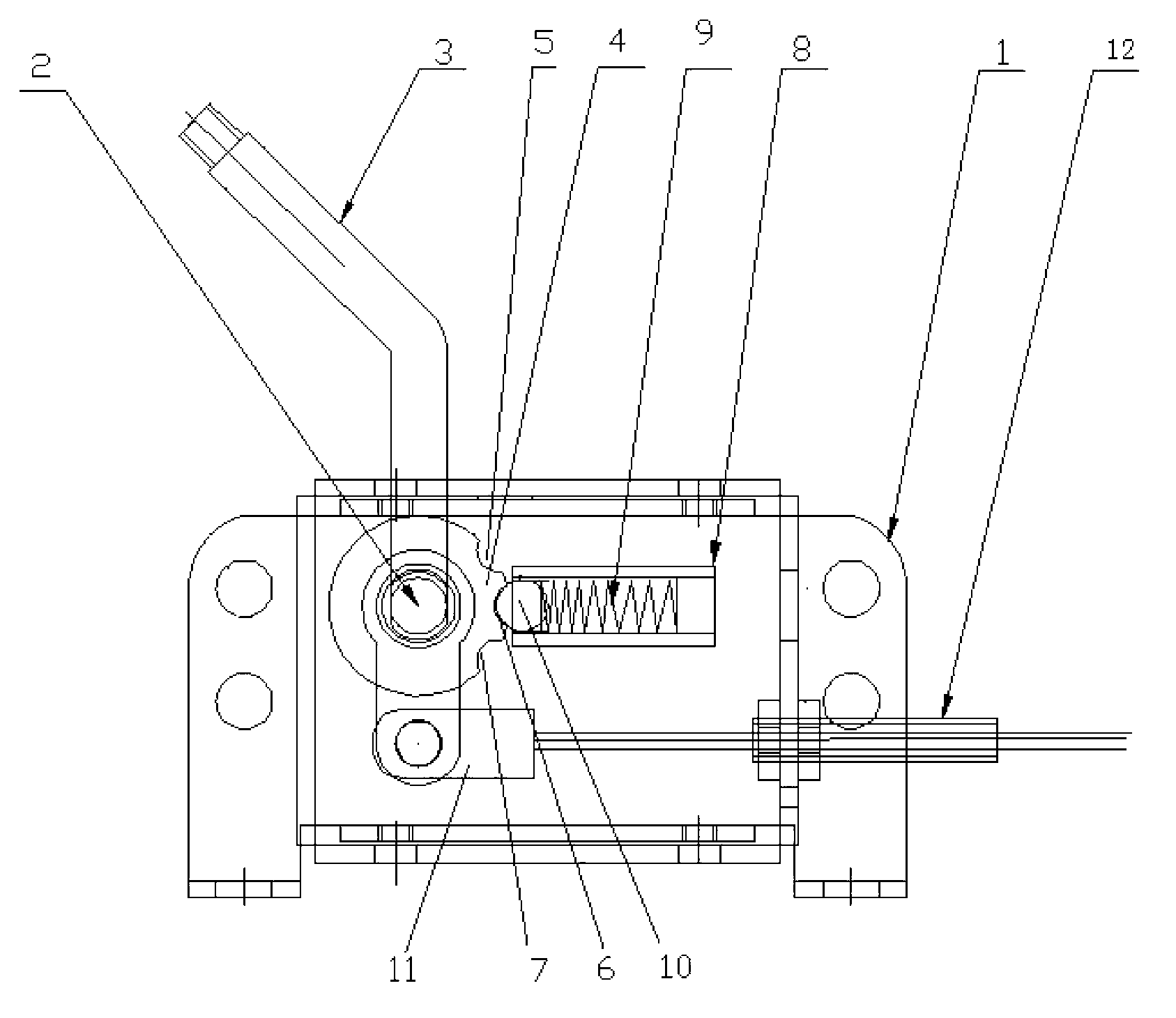 Gear shifting operating control device for electric vehicle with neutral position