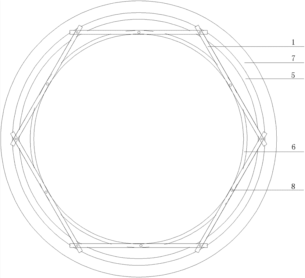 Suspension type multi-dimensional input horizontal multi-directional shearing model casing device