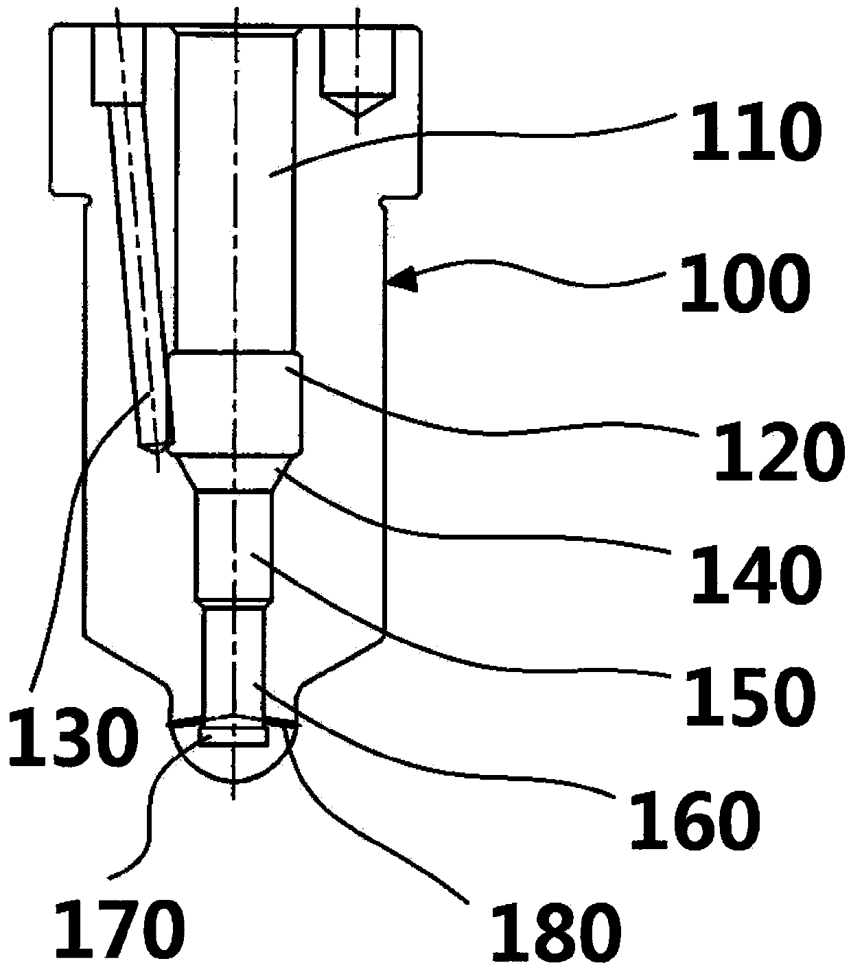 Four stroke injection valve