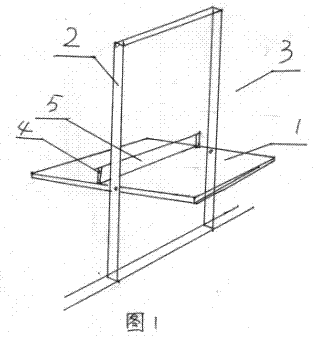 Partition wall type table tennis table device