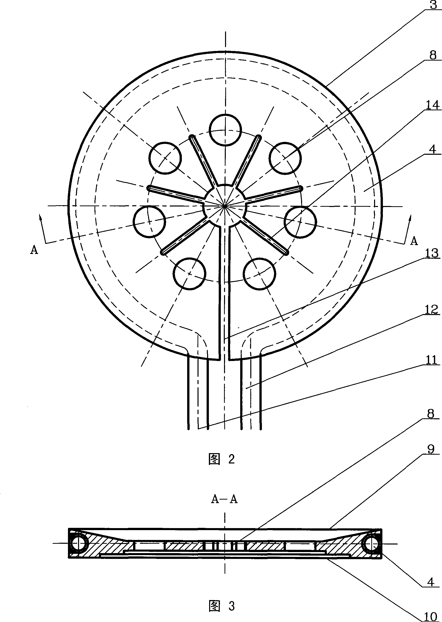 High-frequency coil structure capable of simultaneous producing eight silicon cores and other crystal material