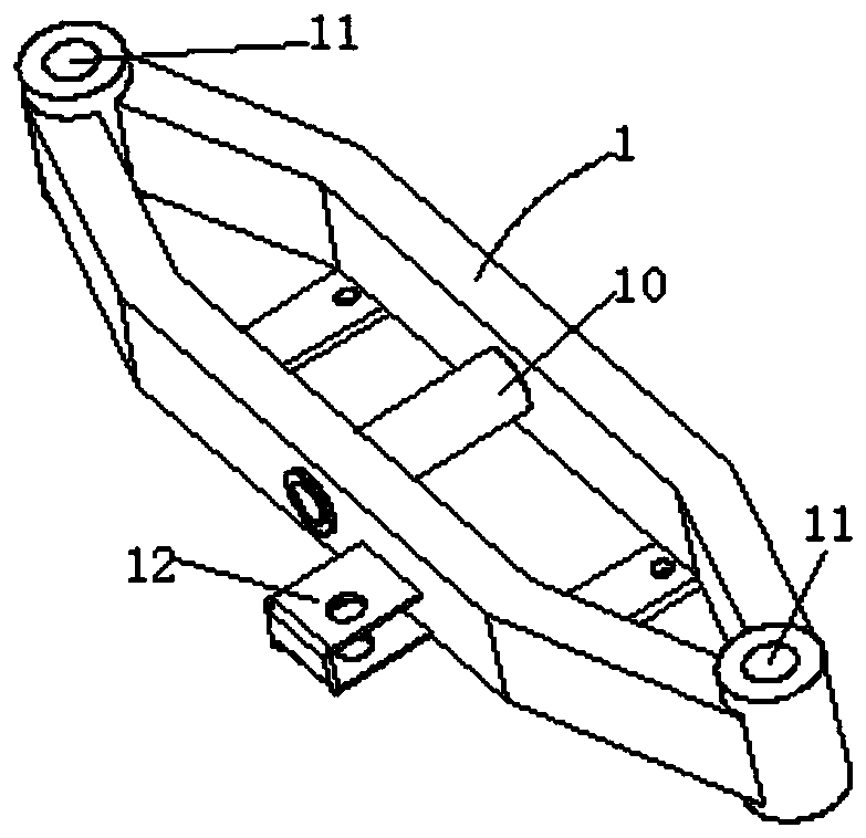 Floating device of paddy field operation equipment driving system