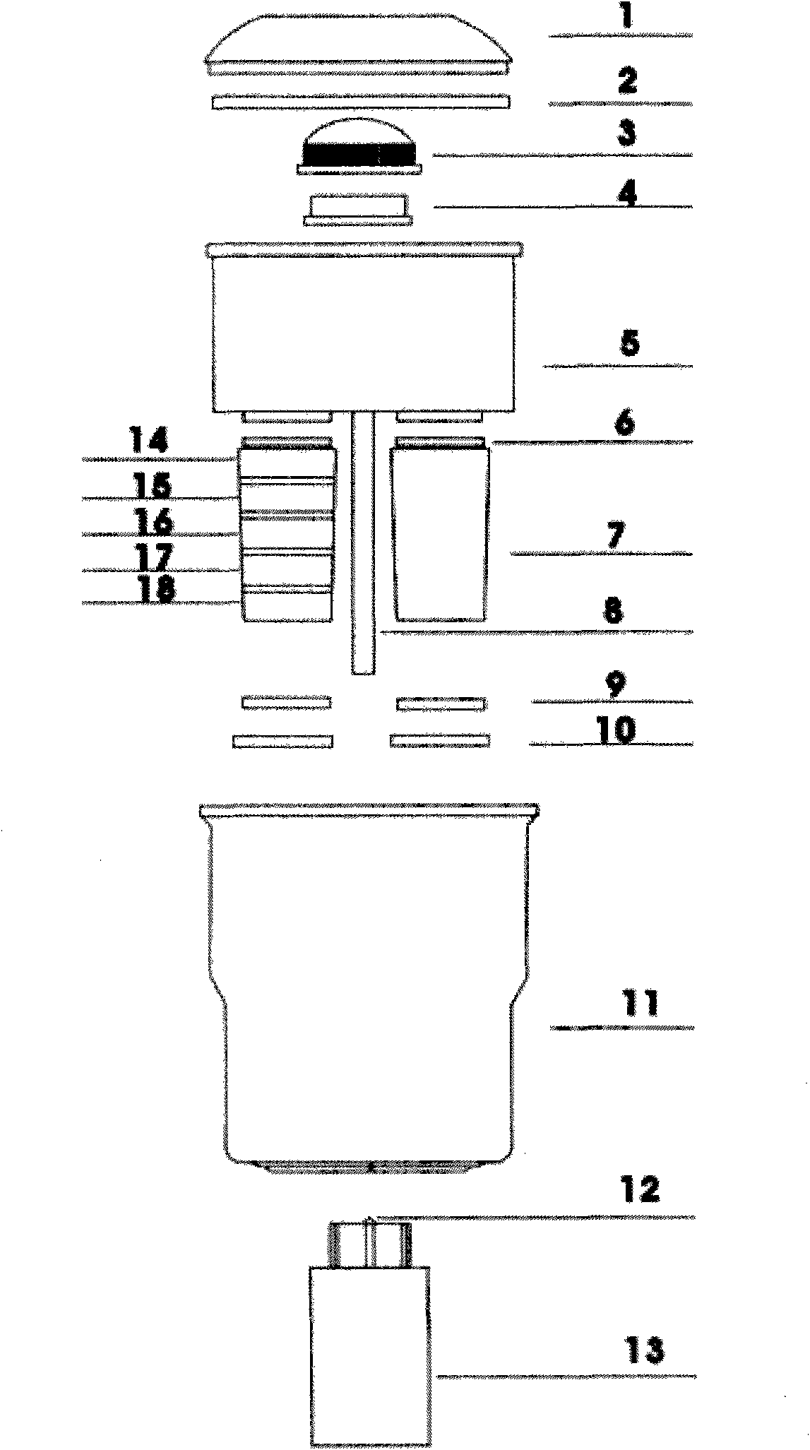 Micro-polluted drinking water treatment method and equipment