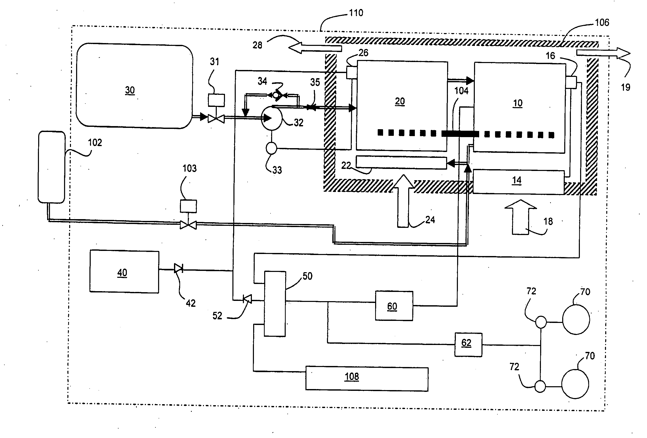 Fuel processor for fuel cell systems