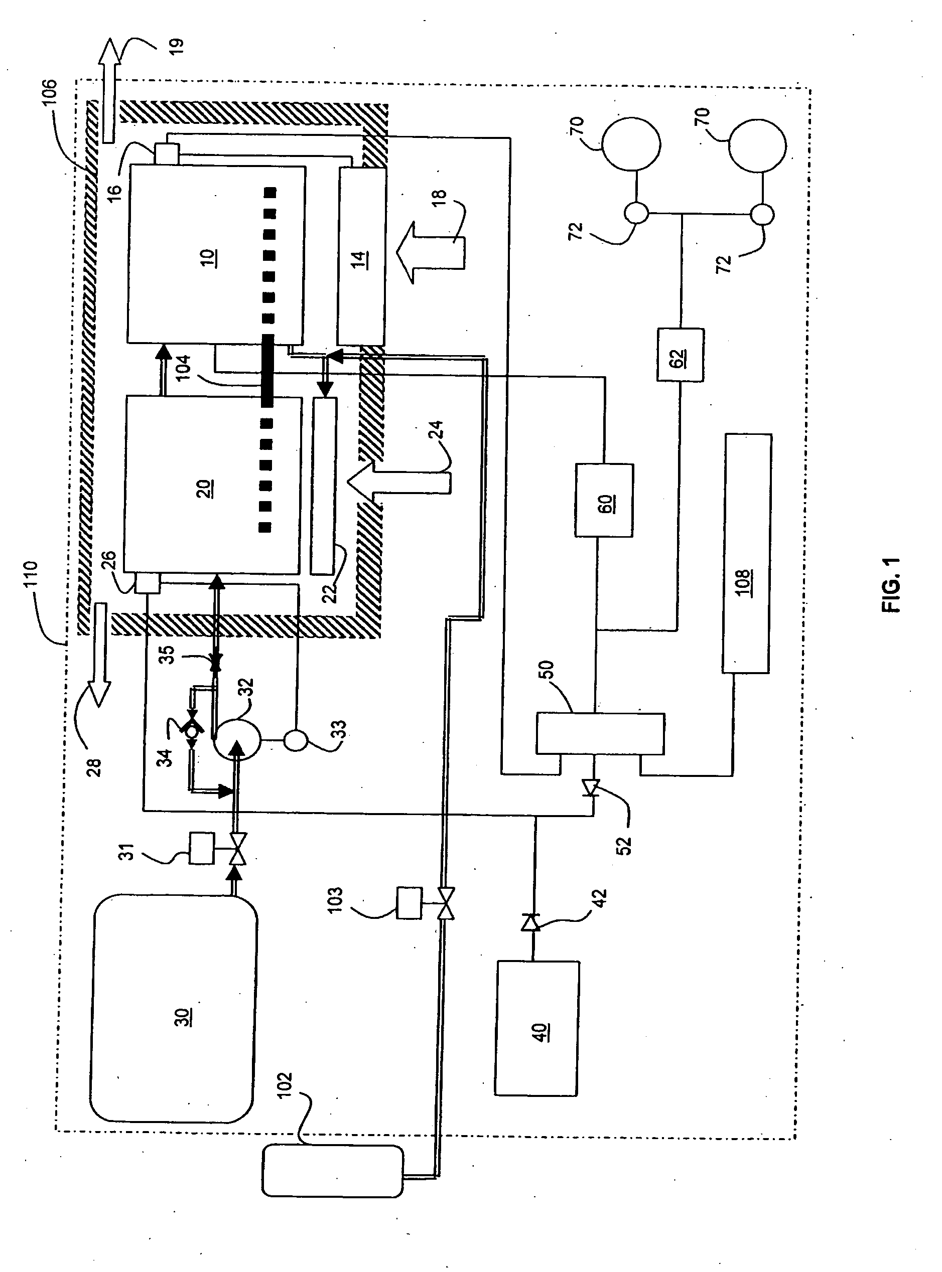 Fuel processor for fuel cell systems