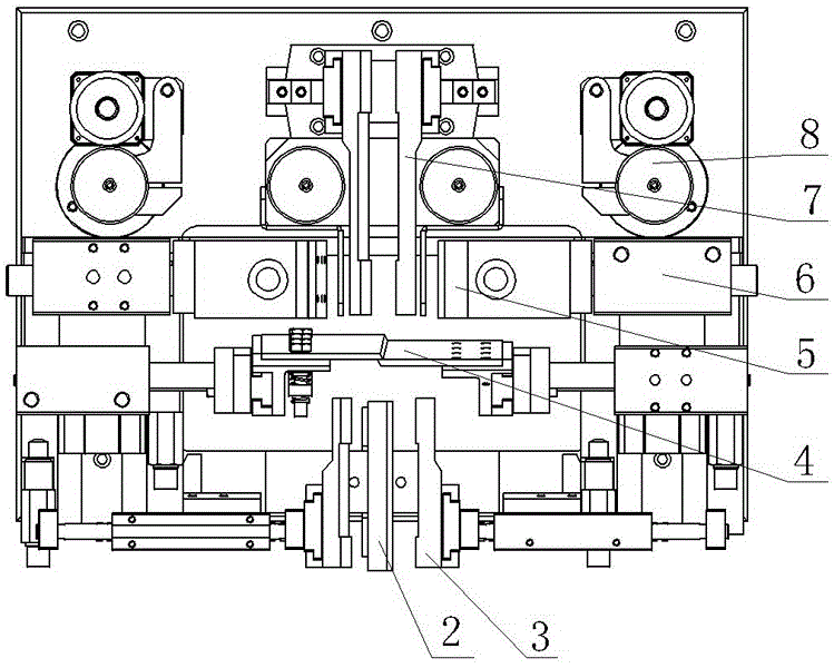 Automatic color code-alignment film bonding mechanism for packaging machine