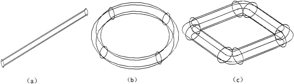 Inductive thermal image nondestructive testing device based on commensal type magnet yoke coil