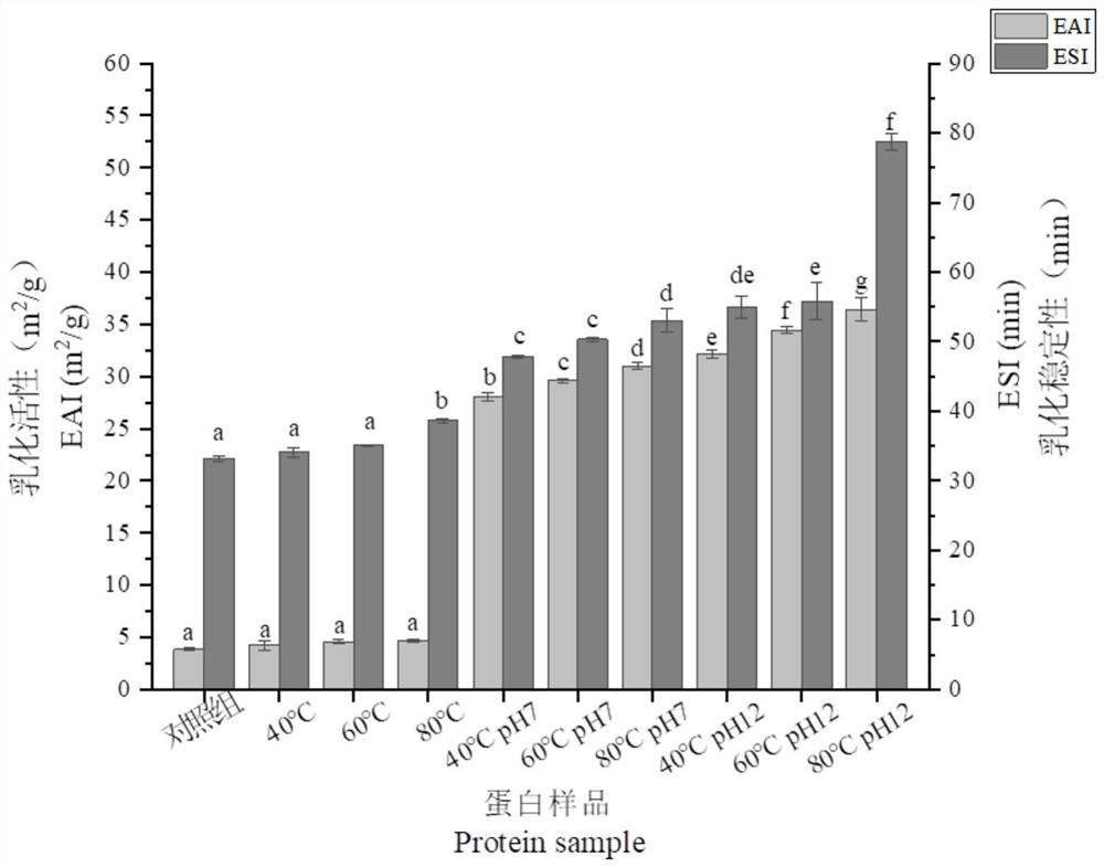 Treatment method and application of gluten protein