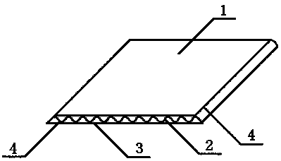 Double composite waterproof hollow thermal insulation body and preparation method thereof