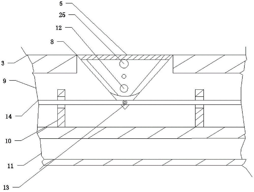 An environment-friendly stair handrail with emergency indication and light pollution prevention