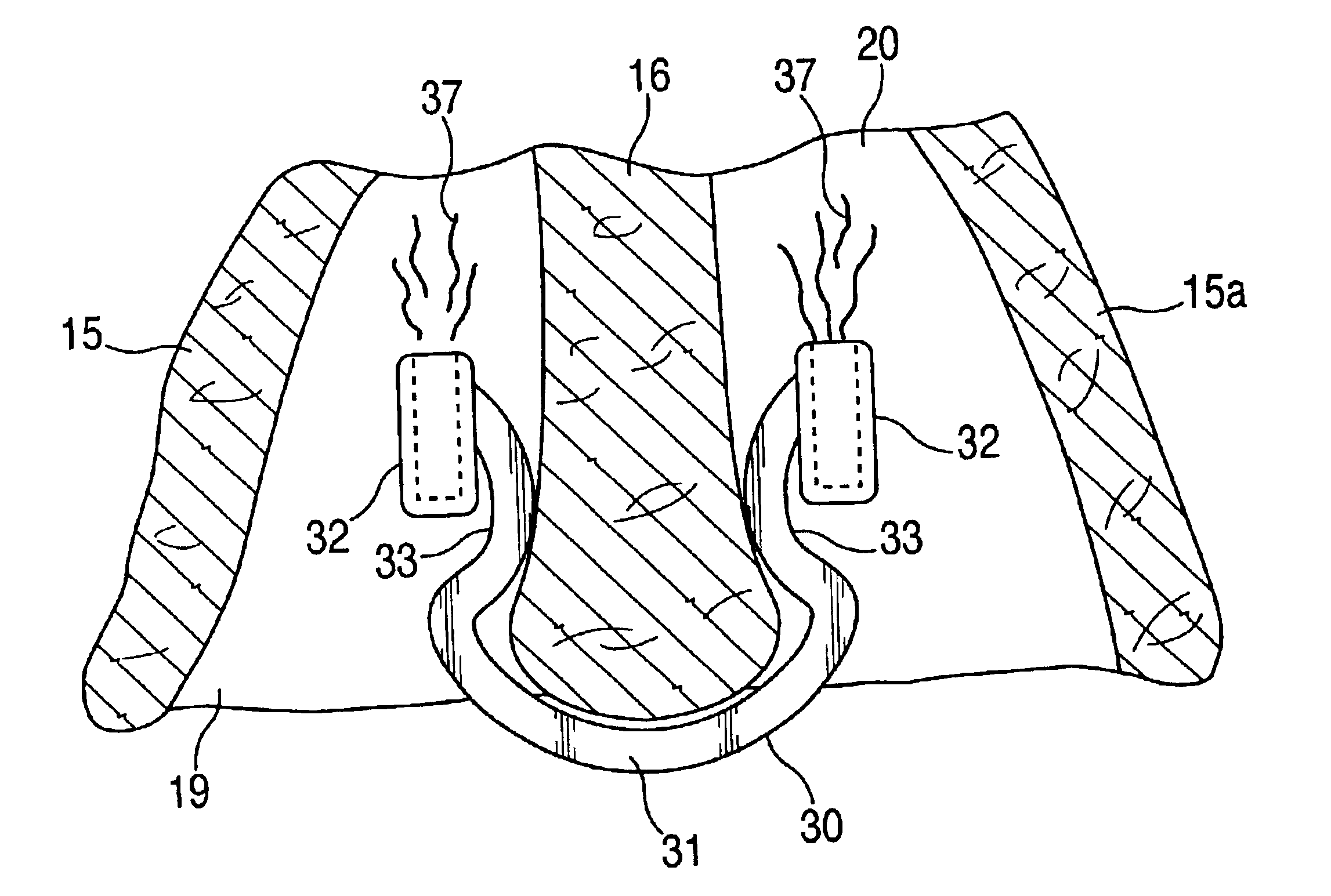 Nasal aromatherapy dispenser clip