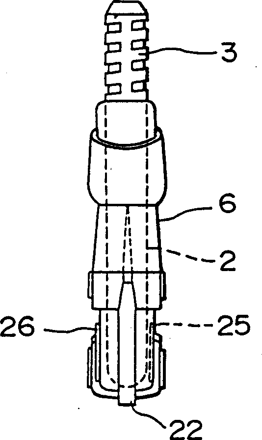 Pedal support with reflecting body