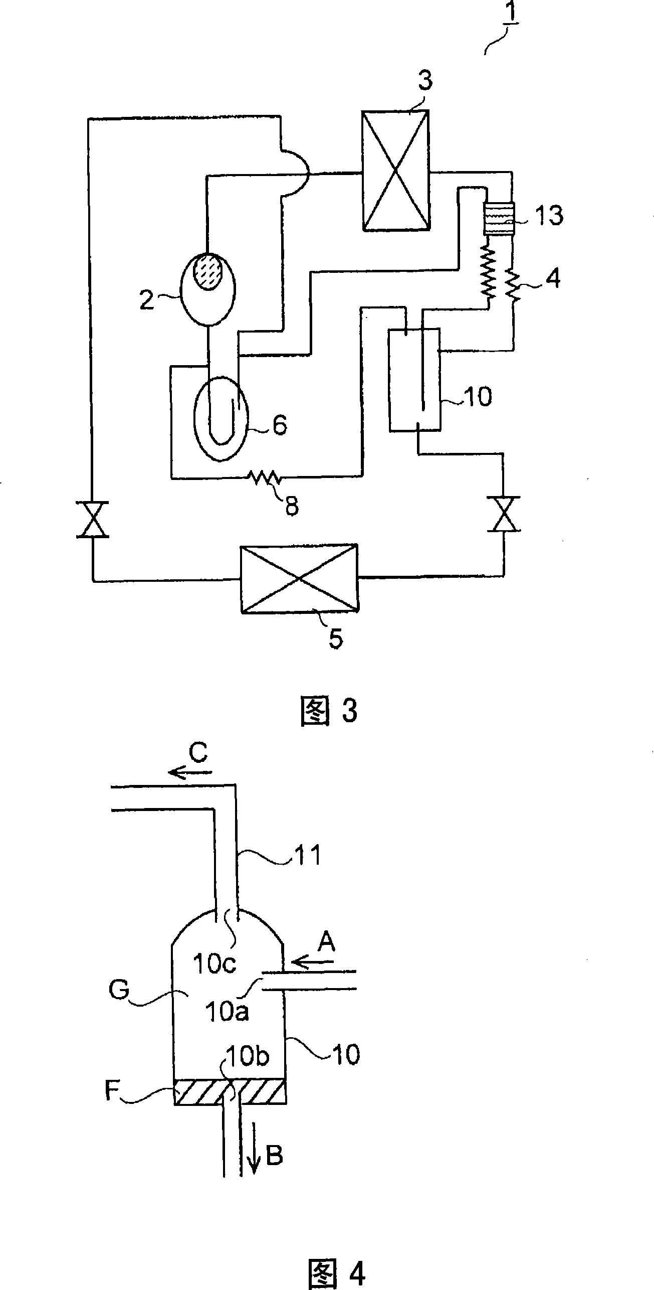 Refrigeration circulation mechanism and air conditioner and refrigeratory using same