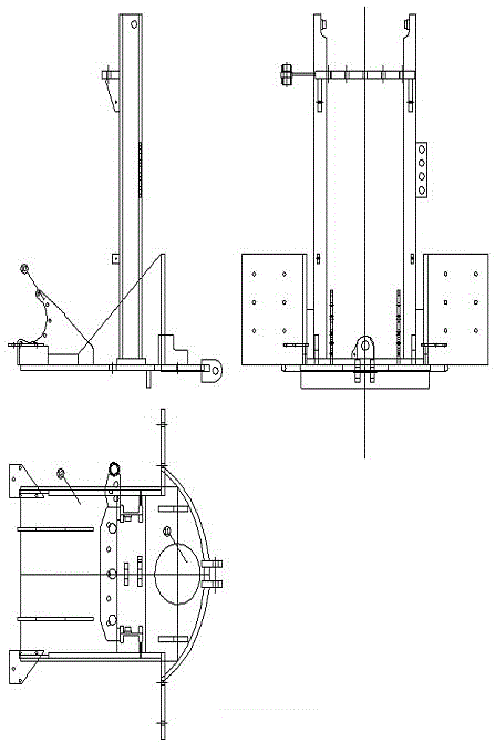 Full-hydraulic wheel type integrated drilling machine