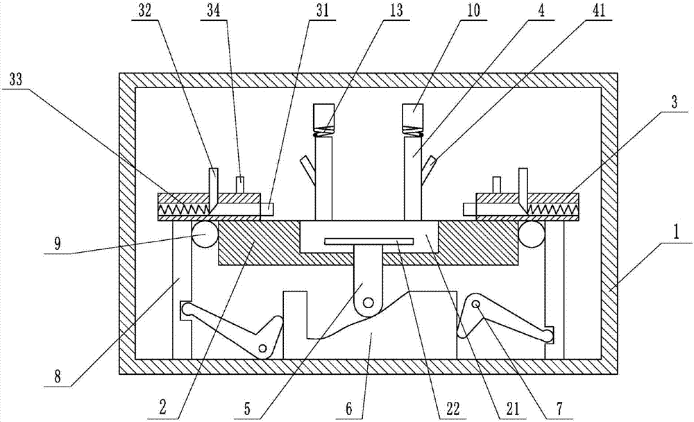 Gear shaping clamp for flange of transmission