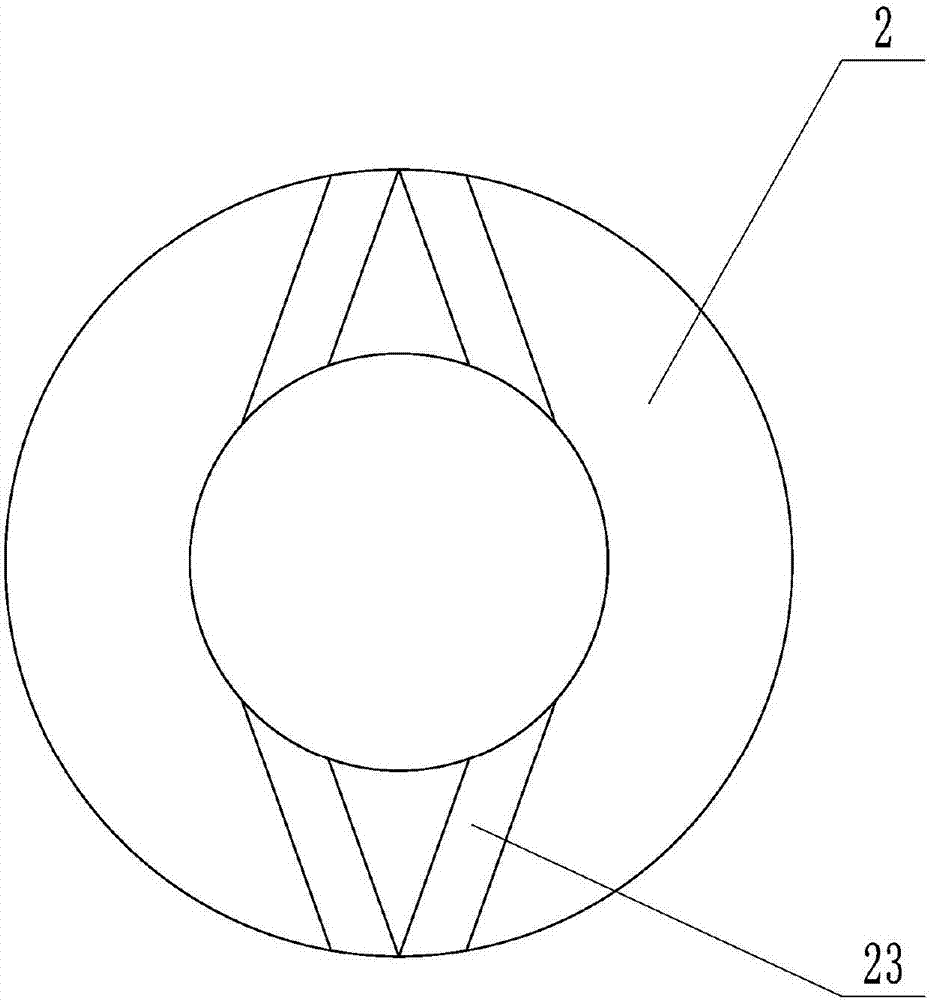 Gear shaping clamp for flange of transmission