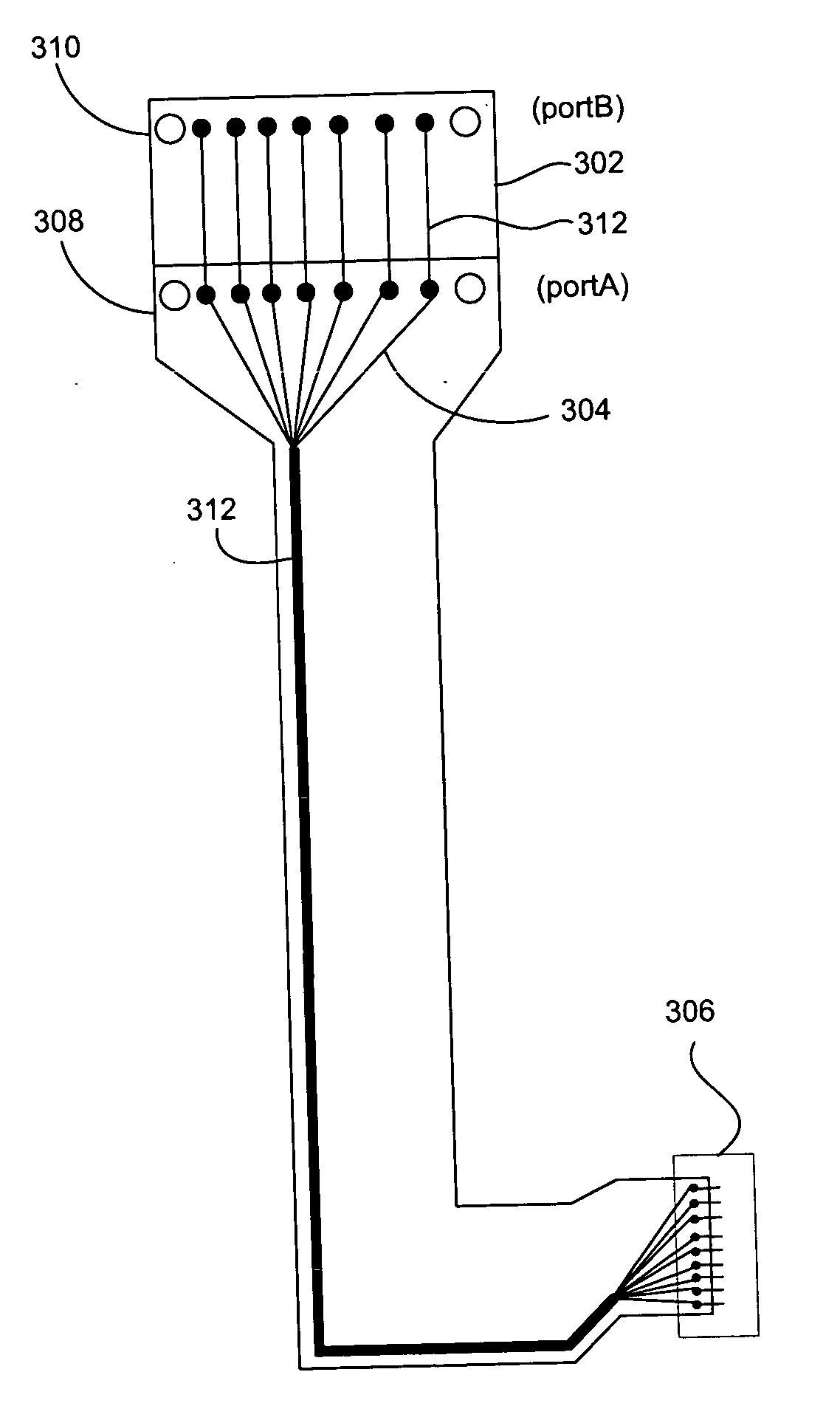 Multi-port cable for removable ESD/EOD protection for electronic devices