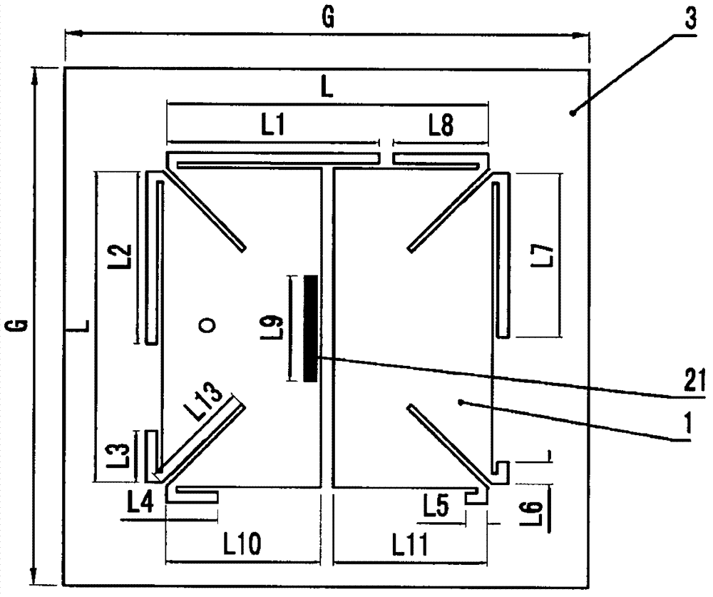 Broadband circular polarization patch antenna