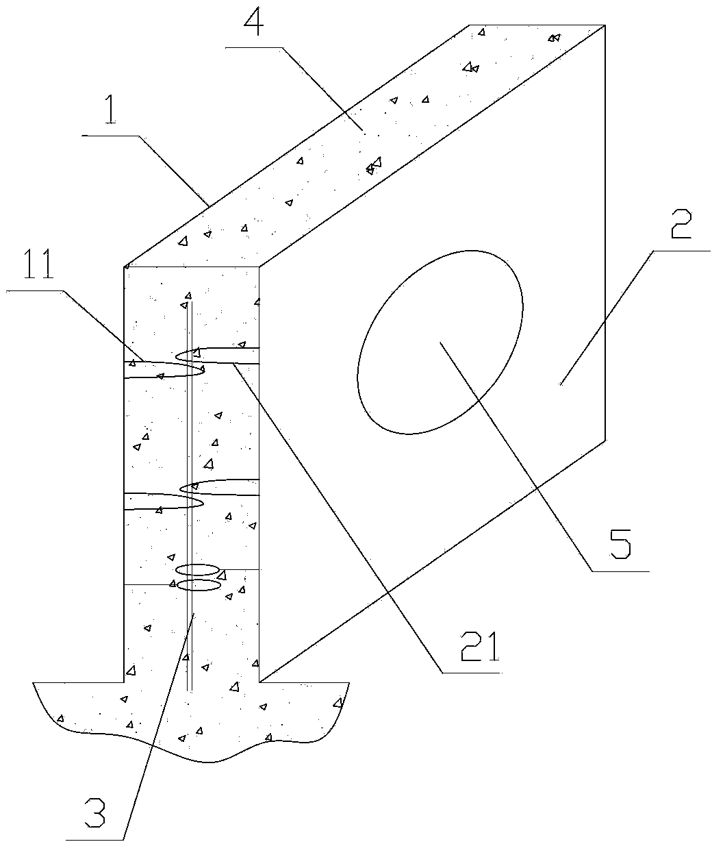 Double-layer corrugated steel plate and composite structure partition wall