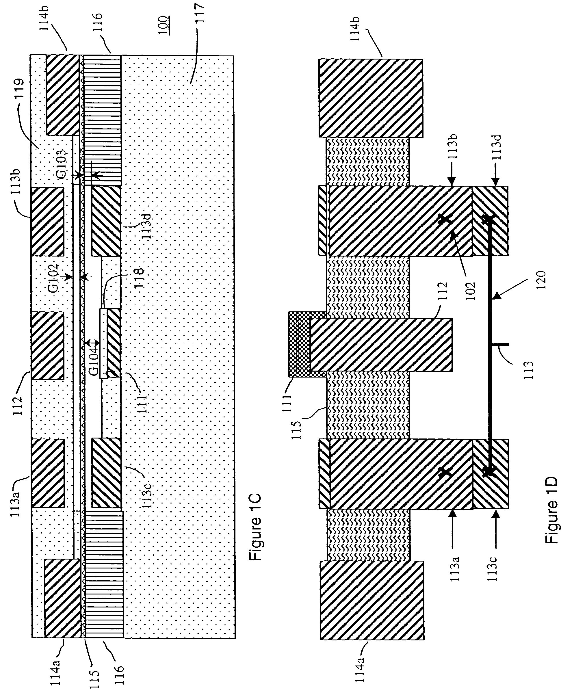 Integrated nanotube and field effect switching device