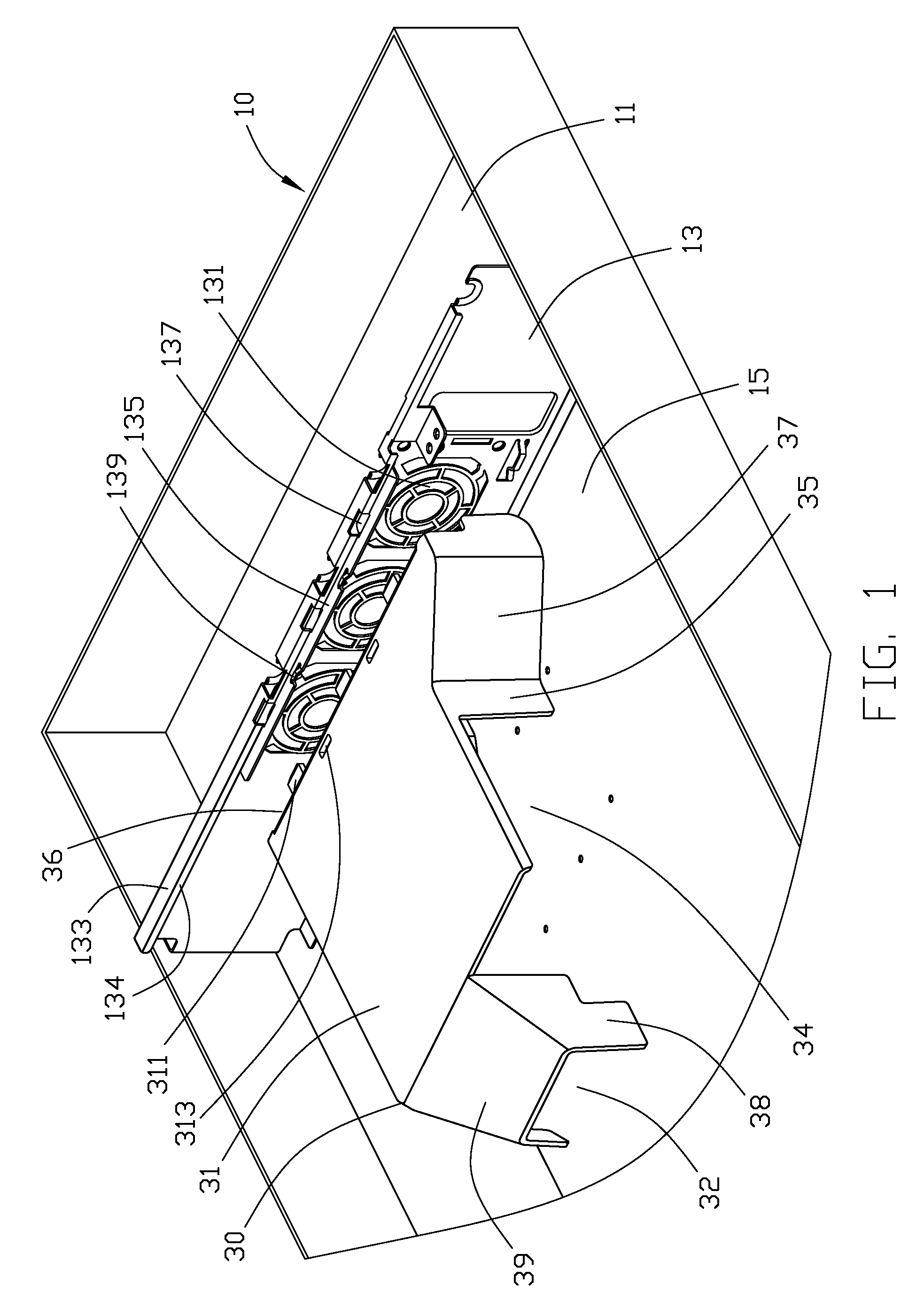 Electronic device with airflow guiding duct