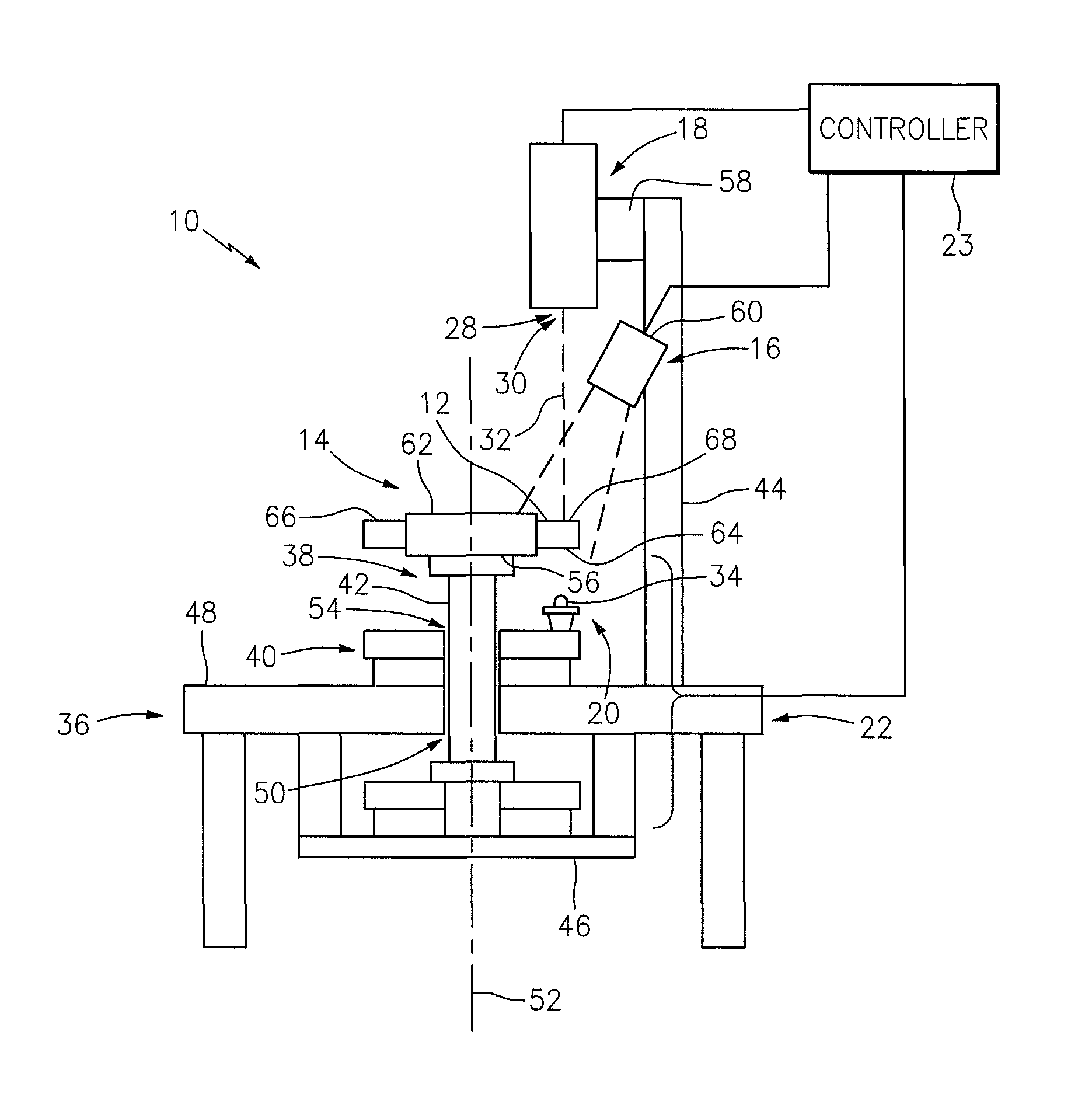 Method and system for locating a laser vibrometer during non-contact scanning