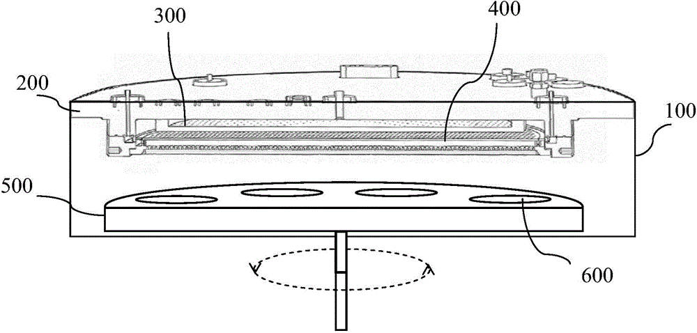 MOCVD system and reaction gas conveying device thereof