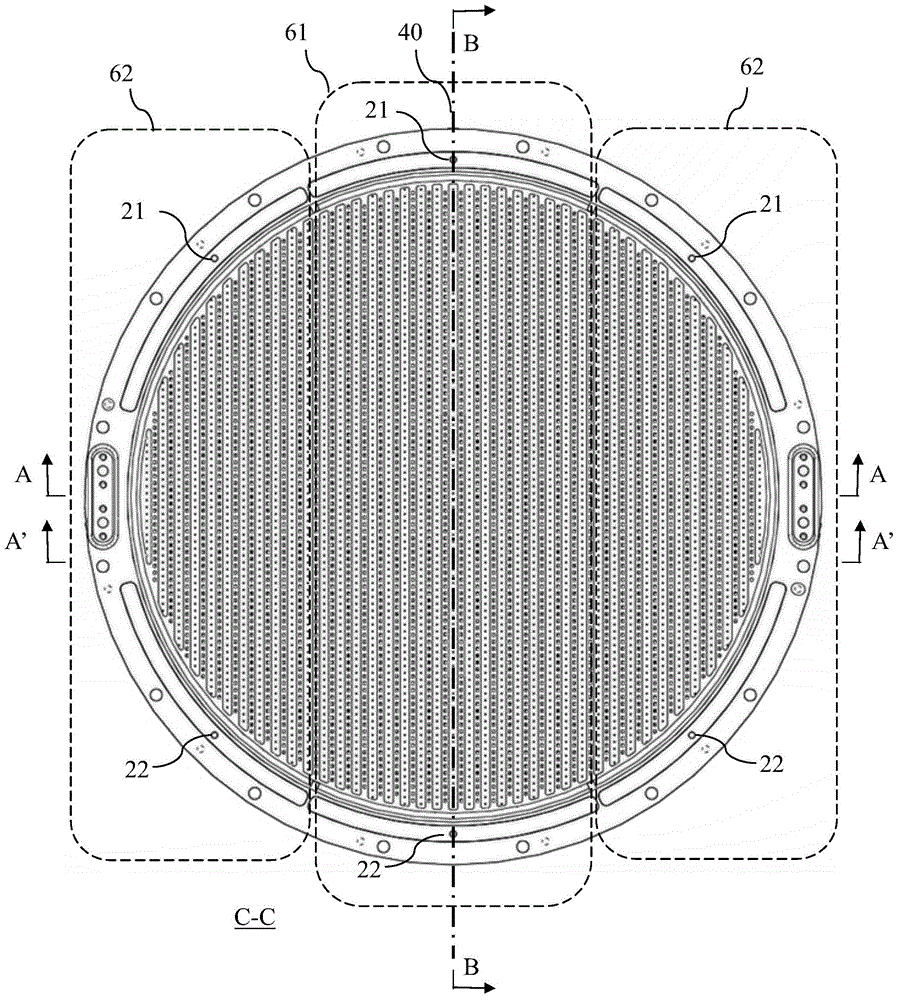 MOCVD system and reaction gas conveying device thereof