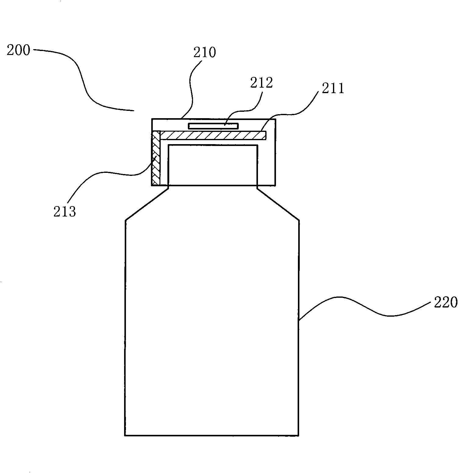 Package body capable of realizing signal emission function by power generation device